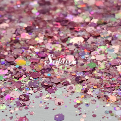 Glam Berry Chunky Glitter - Purple/Pink  Glitter