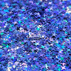 Blue Shining Stars - Blue Glitter