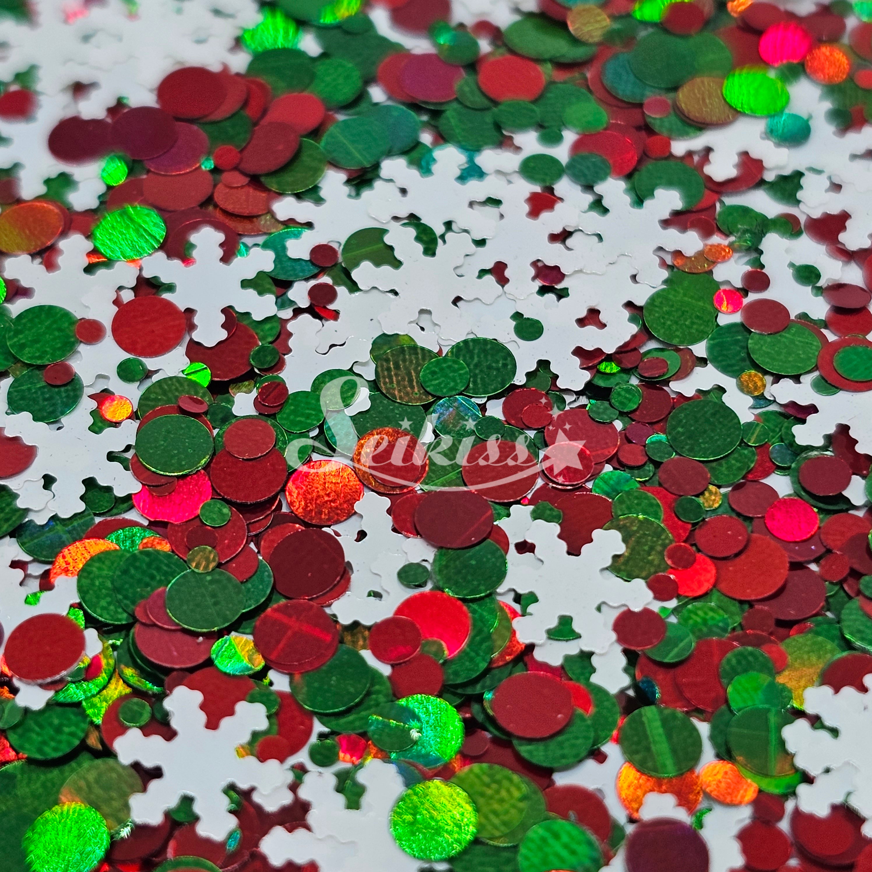 Classic Holiday Chunky Glitter - Multicolor Glitter