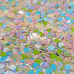 Macarons Chunky Glitter Mix - Opal Multicolor Glitter