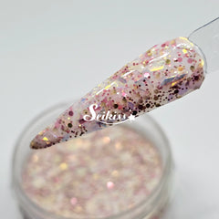 Sunrise Champagne Nail Acrylic Powder with Glitter - Acrylic Powder