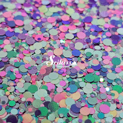 Japan Glam Chunky Glitter - Multicolor Glitter
