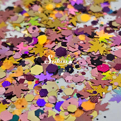 Pink Autumn - Multicolor Glitter Mix