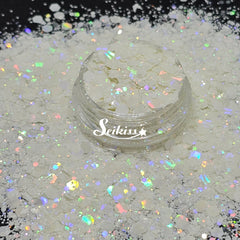 Arctic Holographic Chunky Glitter - White Glitter