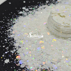 Arctic Holographic Chunky Glitter - White Glitter