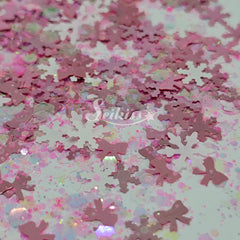 Pink Holiday Chunky Glitter - Pink Glitter