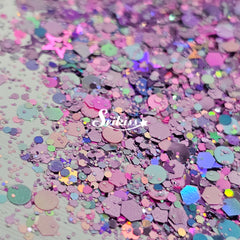 Fireworks in Tokyo™ Chunky Glitter - Purple Glitter