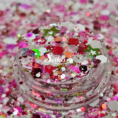 Melon Splash Glitter Mix - Multicolor Shape Glitter