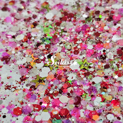 Melon Splash Glitter Mix - Multicolor Shape Glitter