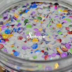 Frosted Caribbean Nail Acrylic Powder with Glitter - Acrylic Powder