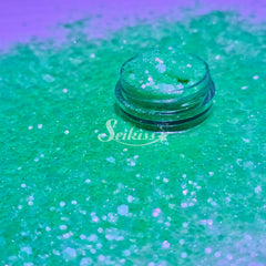 Fluorescent Green Chunky Glitter - Green Glitter