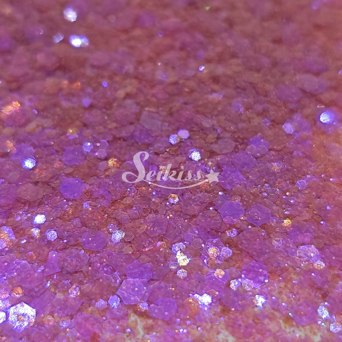 Mauve Iridescent Chunky Glitter - Purple Glitter