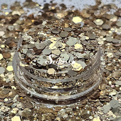 New Year's Eve Metallic Chunky Glitter - Gold Glitter
