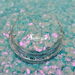 Mermaid Glass Chunky Glitter - Blue Glitter / Purple Glitter