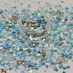 Starry Sky Nail Acrylic Powder with Glitter - Acrylic Powder