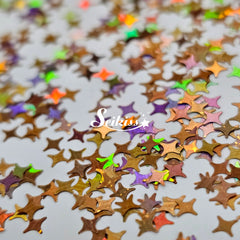 Gold Shining Stars - Gold Glitter