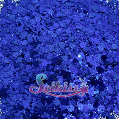 Royal Metallic Chunky Glitter - Blue Glitter