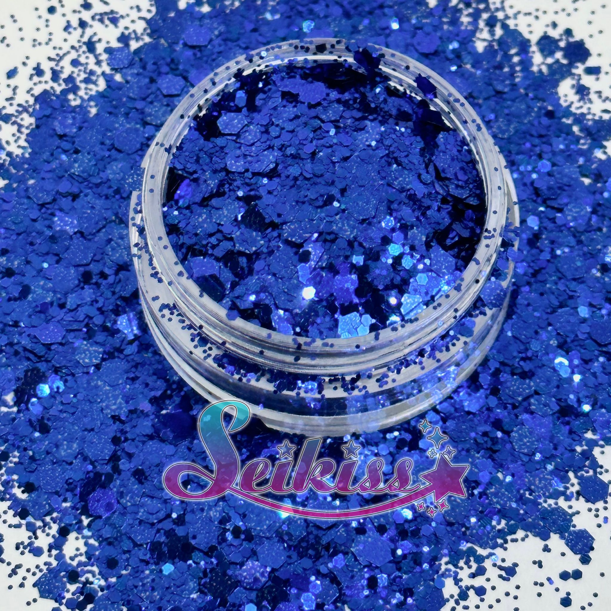 Royal Metallic Chunky Glitter - Blue Glitter