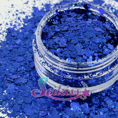 Royal Metallic Chunky Glitter - Blue Glitter